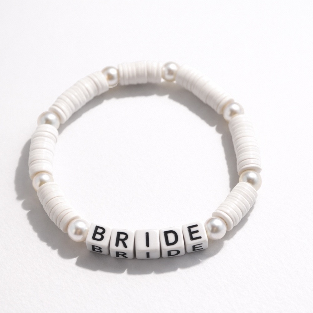 Bridal Beads Collection – Custom Clay & Pearl Bracelets - customized